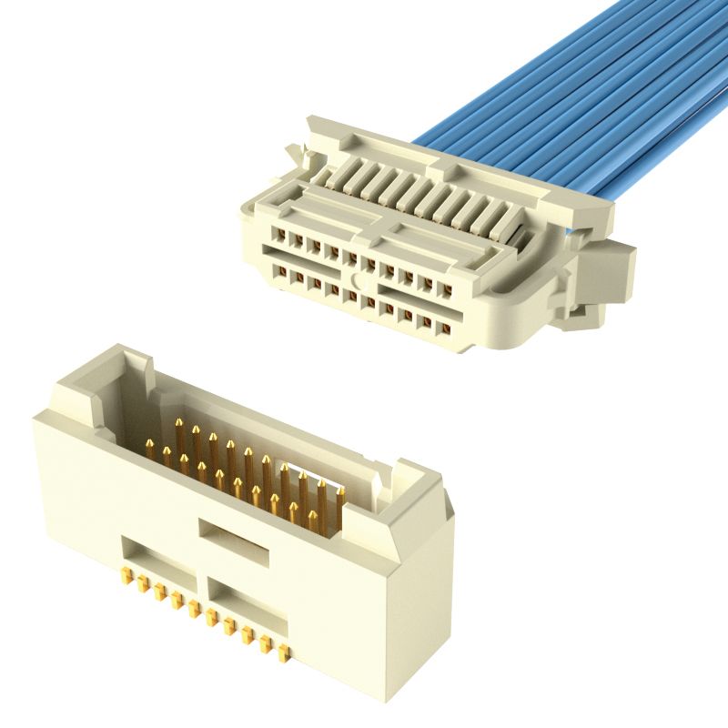 Tiger Eye 0.80 mm(.0315")间距分离式导线连接器和电缆