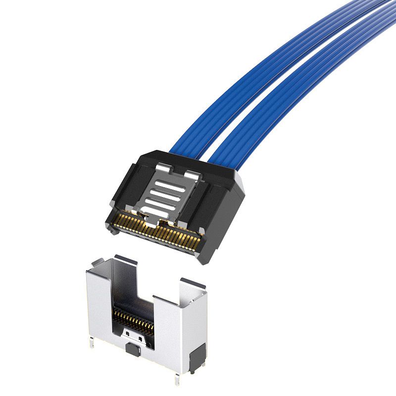 AcceleRate® 细长型直连电缆组件产品系列图片