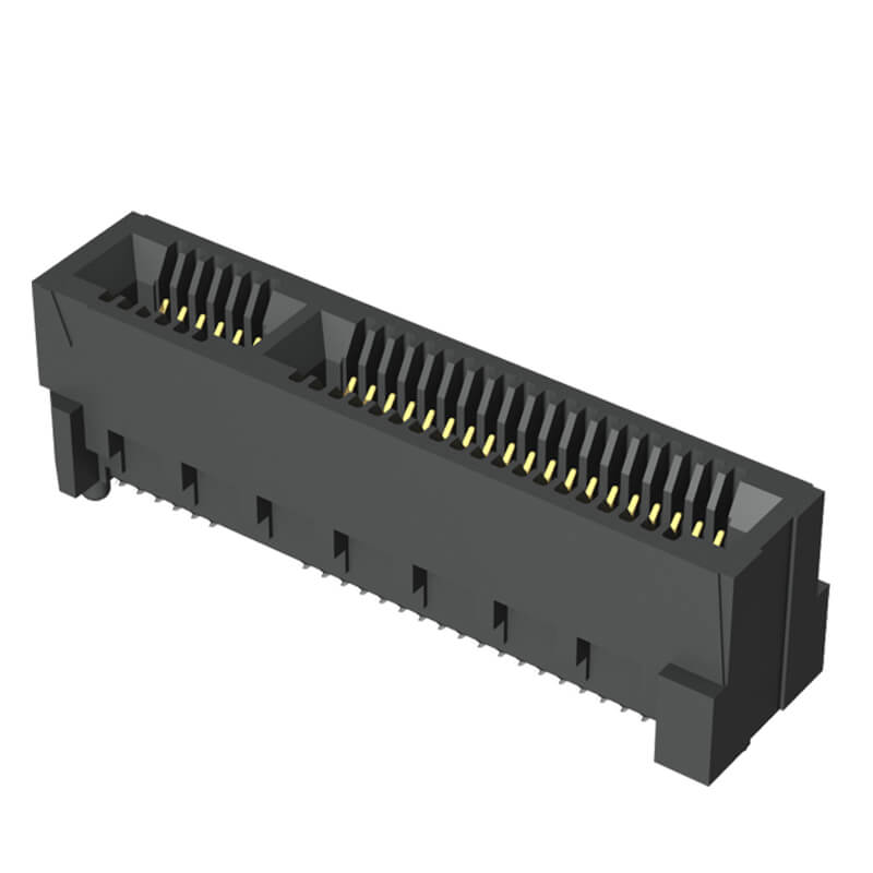 高速0.80 mm间距侧边卡产品系列图片