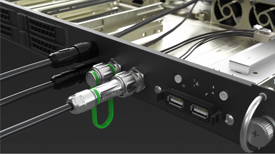 微型耐用型电源互连器视频