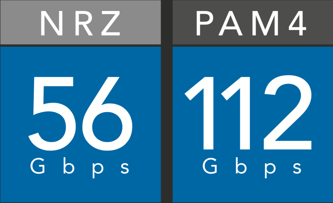 56 Gbps 和 112 Gbps
