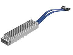 双倍密度Flyover® QSFP电缆系统