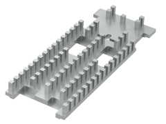 Flyover® QSFP散热器